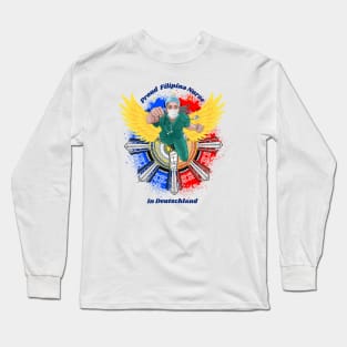 Proud Filipina Nurse in Deutschland (Germany) Long Sleeve T-Shirt